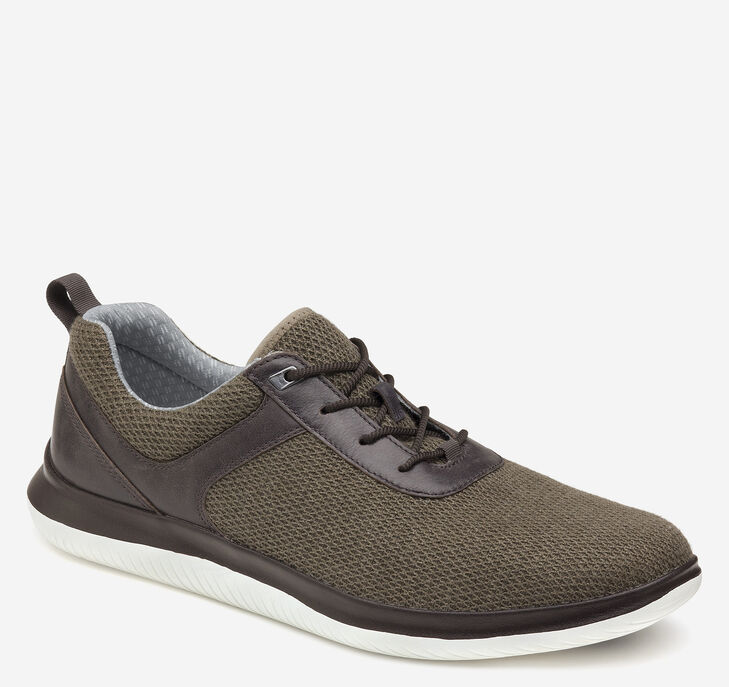 Johnston & Murphy Ethan Knit U-Throat Sneakers Herr - MörkBruna Skor [KY8915036]